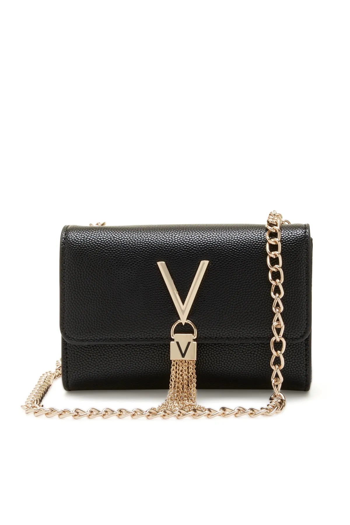 1'ASLAN  Valentino Bags Divina Damen Umhã¤ngetasche Schwarz Vbs1r403gnerogold
