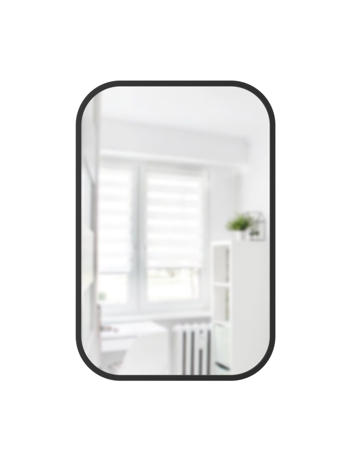 umbra Wandspiegel Rechteckiger Hub schwarz  91 x 61 x 3cm in schwarz günstig kaufen onesize