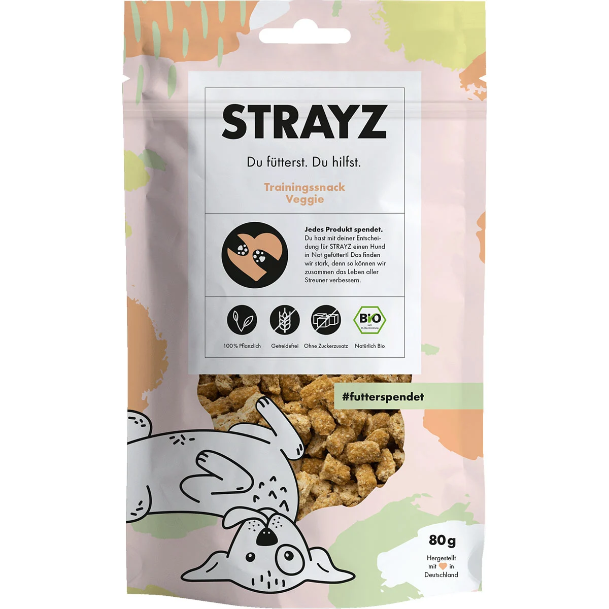 STRAYZ BIO Snack Veggie mit Süßkartoffel & Birne bei ZooRoyal