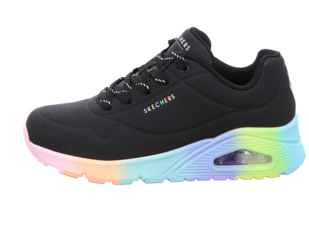 SKECHERS Freizeit Schnürer schwarz