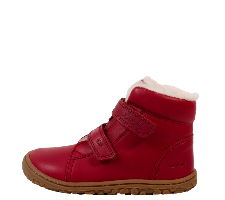 Lurchi Stiefelette Nik Barefoot - bordo