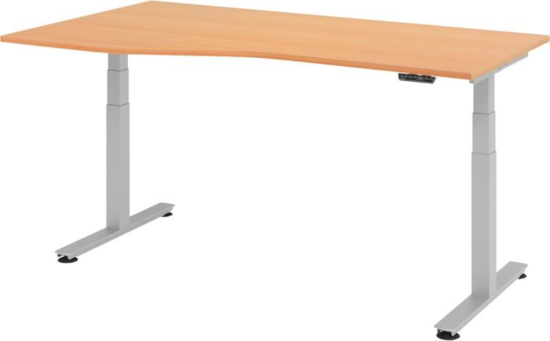 Hammerbacher Sitz-Stehschreibtisch XDSM Buche 1.800 x 800 x 635 mm