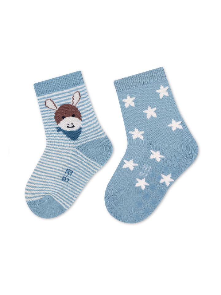 Sterntaler GOTS ABS Socken 2er-Pack Emmi in blaugrau günstig kaufen 20