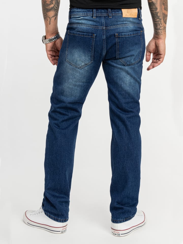 Rock Creek Jeans Straight Leg in Blau günstig kaufen
