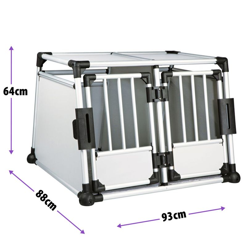 Trixie Transportbox Aluminium doppelt zu TOP-Preisen