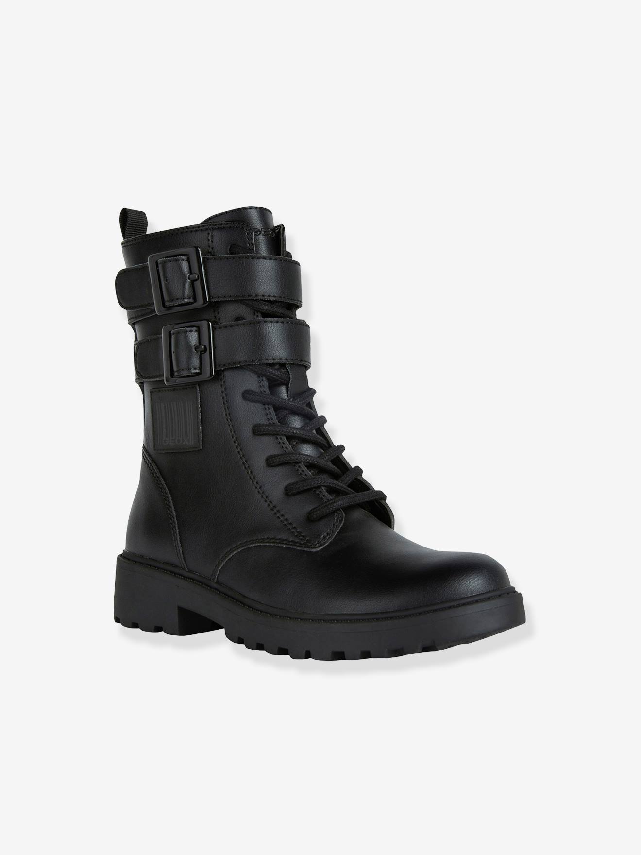 Boots brides et lacets fille Casey GEOX® noir