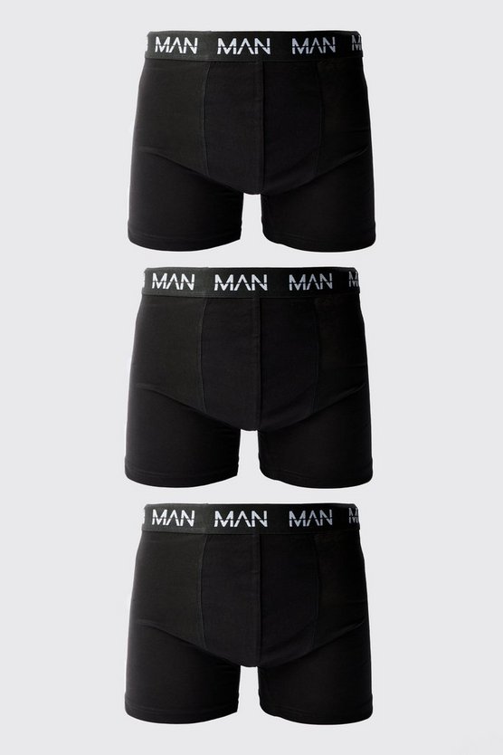 3er-Pack mittellange Man-Dash Boxershorts