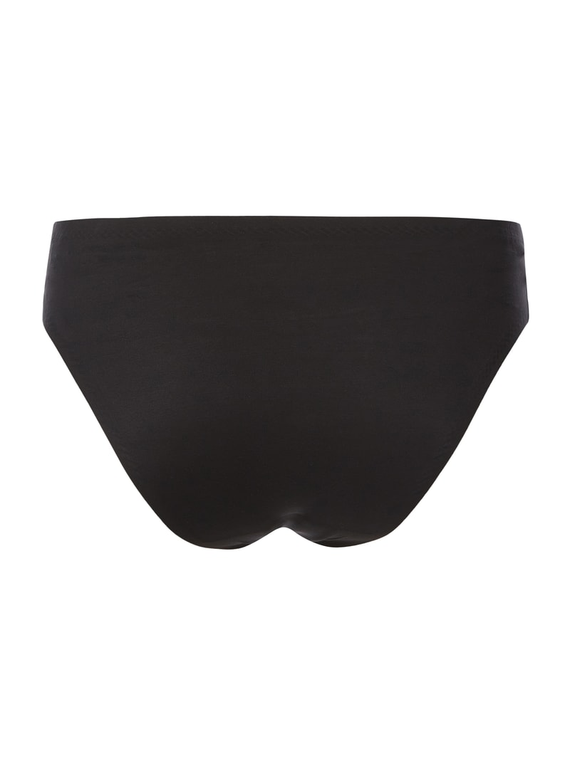 Slip aus Mikrofaser - nahtlos in schwarz
