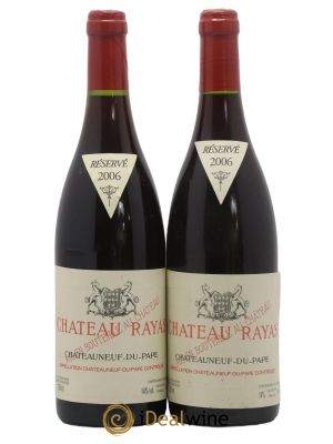 Châteauneuf-du-Pape Château Rayas Emmanuel Reynaud  2006 - Lot de 2 Bouteilles
