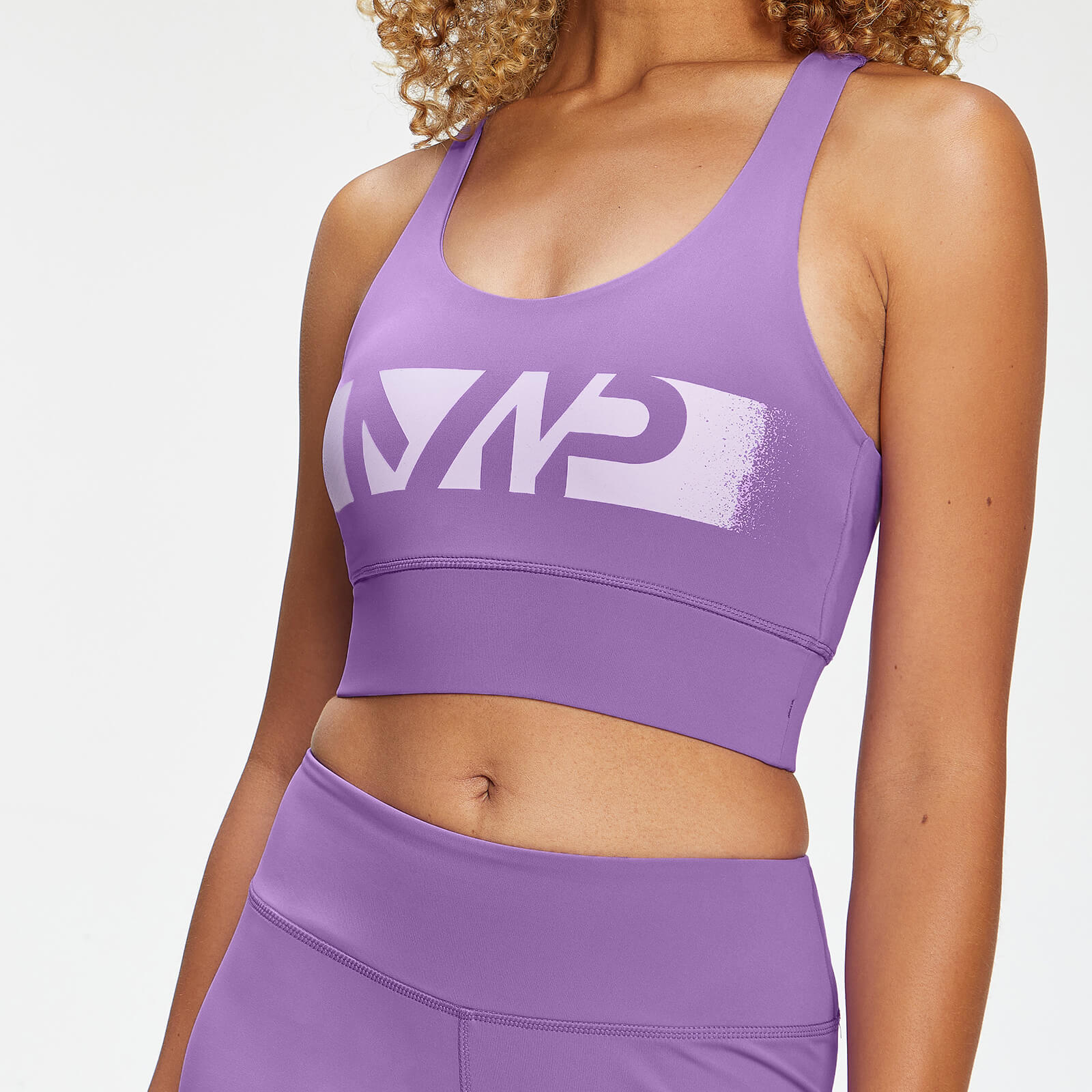 Brassière de sport MP Graffiti Graphic Training pour femmes – Lilas foncé