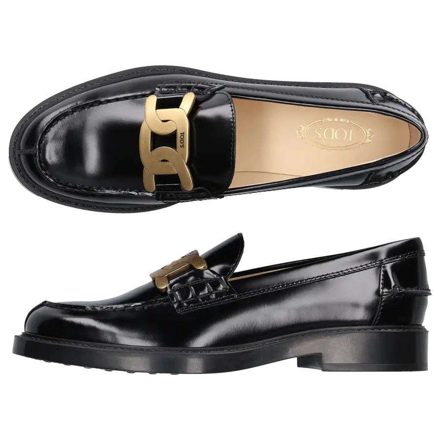 Tod's - Loafer LEATHER Kalbsleder - schwarz