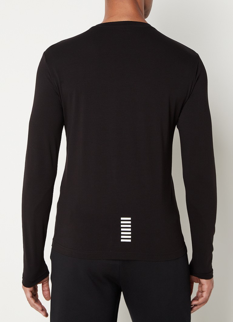 Emporio Armani  Trainings longsleeve met logo- en backprint