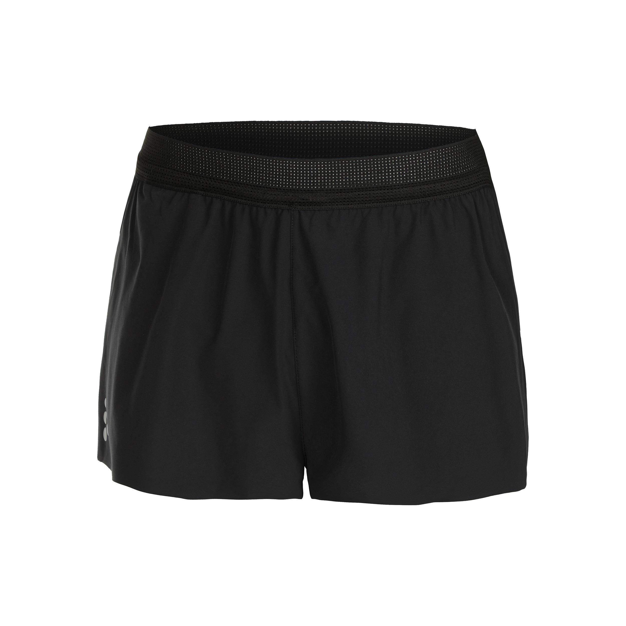 Pro Hypervent Split 2 Laufshorts Herren - Schwarz