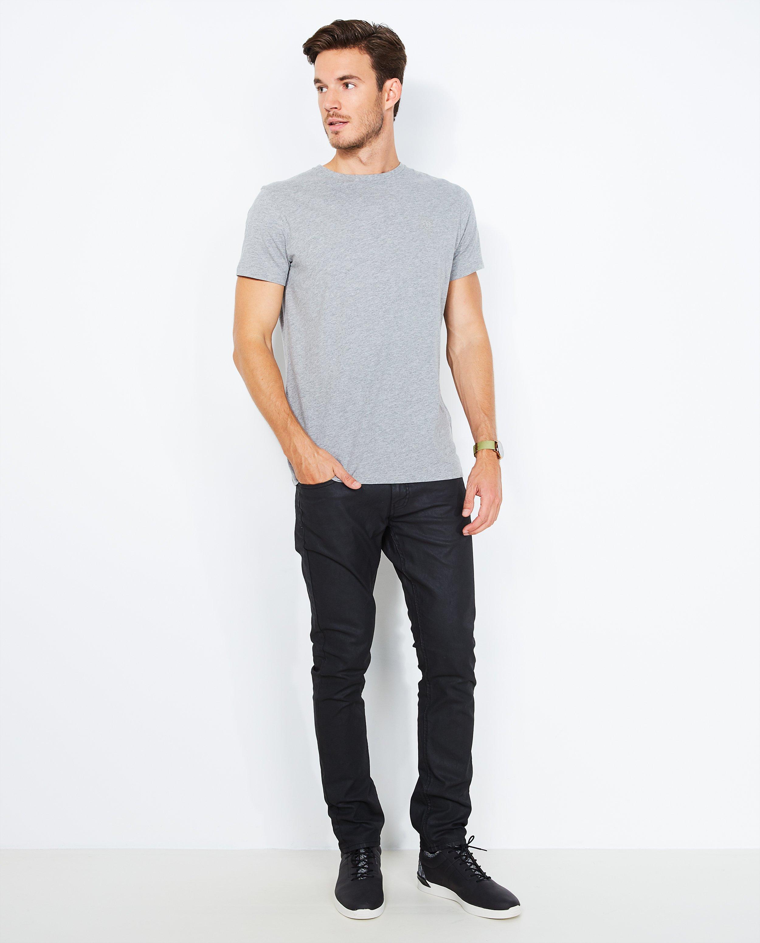 Blugi Iveo Black slim fit negri