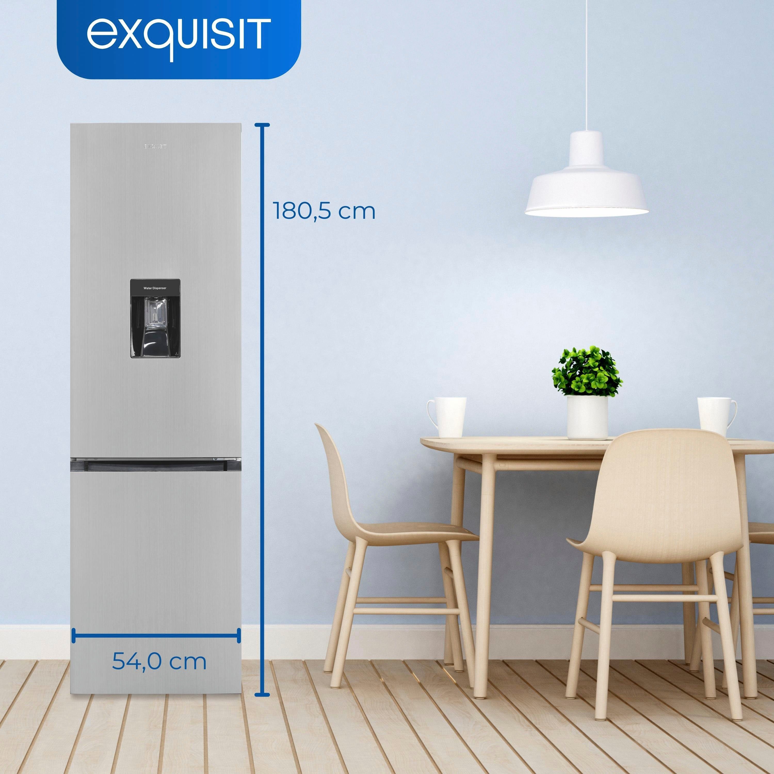 exquisit Kühl-/Gefrierkombination KGC265-70-NF-WS-040C, 180,5 cm hoch, 54 cm breit