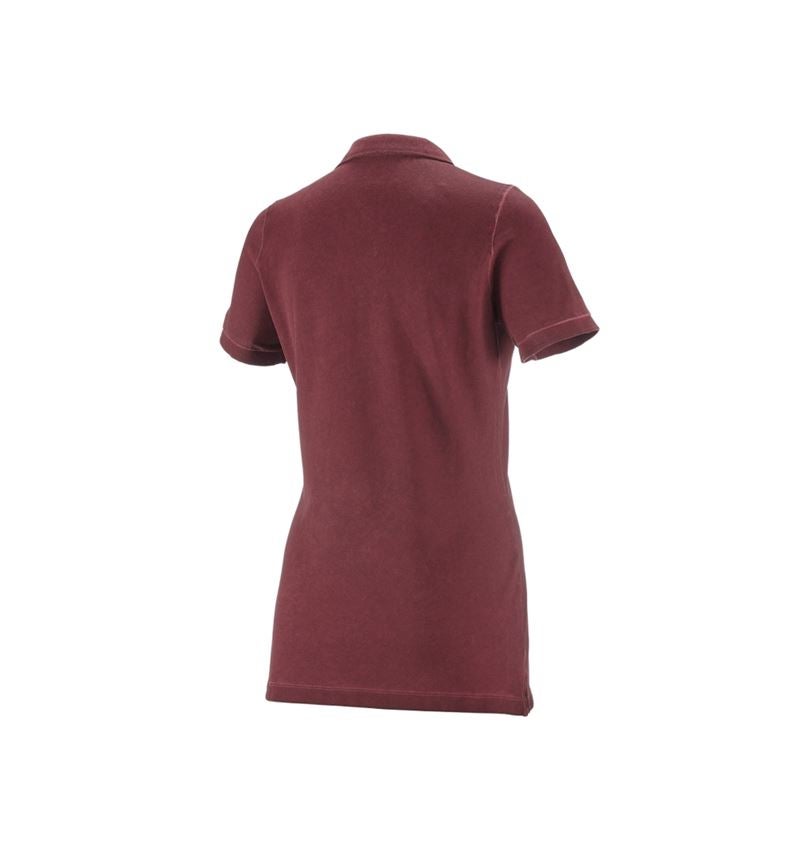 e.s. Polo-Shirt vintage cotton stretch, Damen