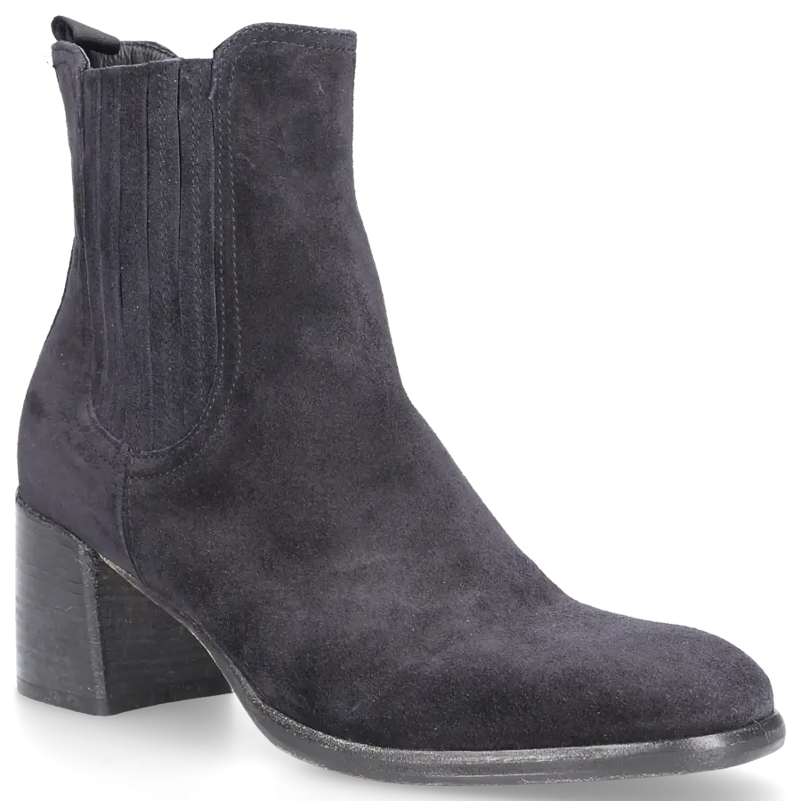 EN AVANT - Chelsea Boots 414-26 Veloursleder - schwarz
