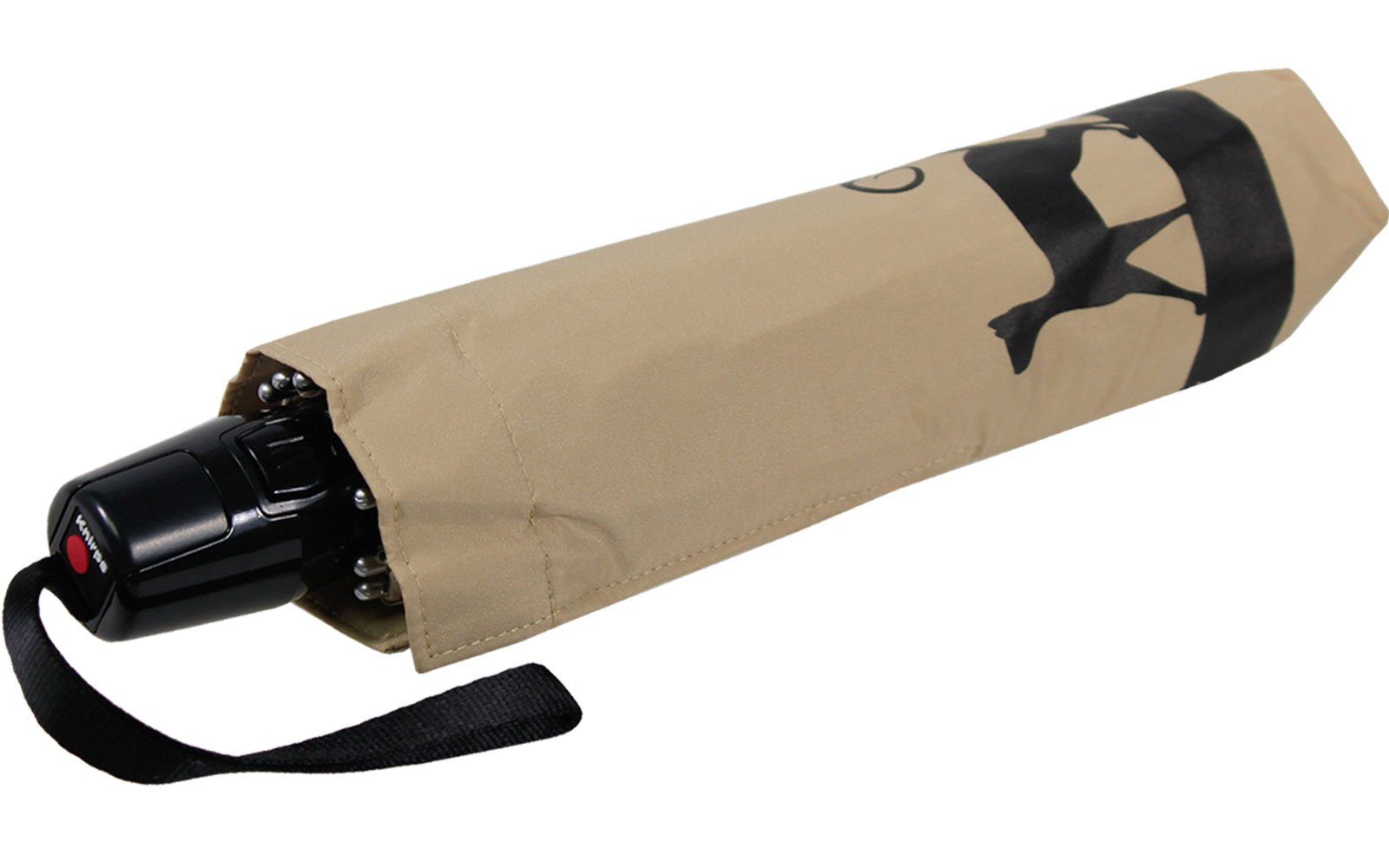 Knirps® Langregenschirm Knirps Regenschirm E.200 Duomatic - Cat ecru, sturmfest