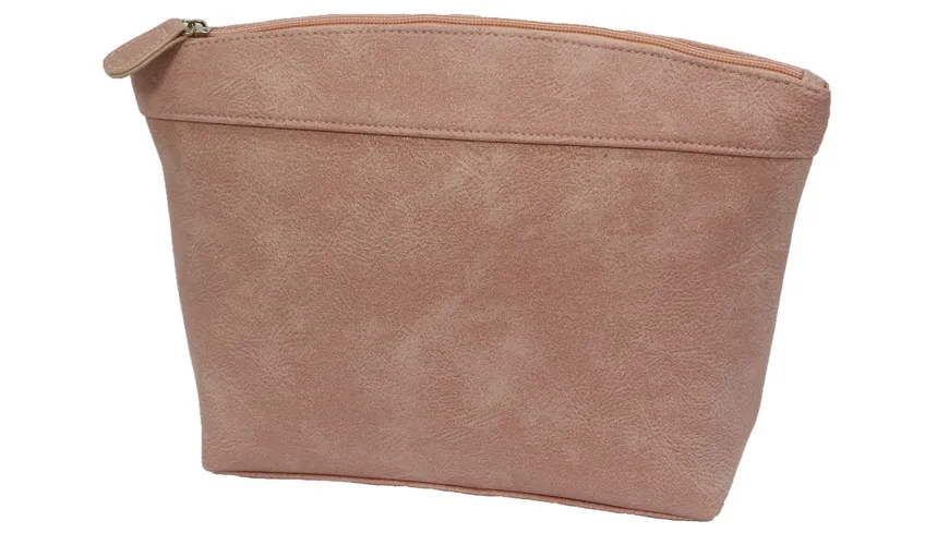 Kulturtasche rose / glitzer