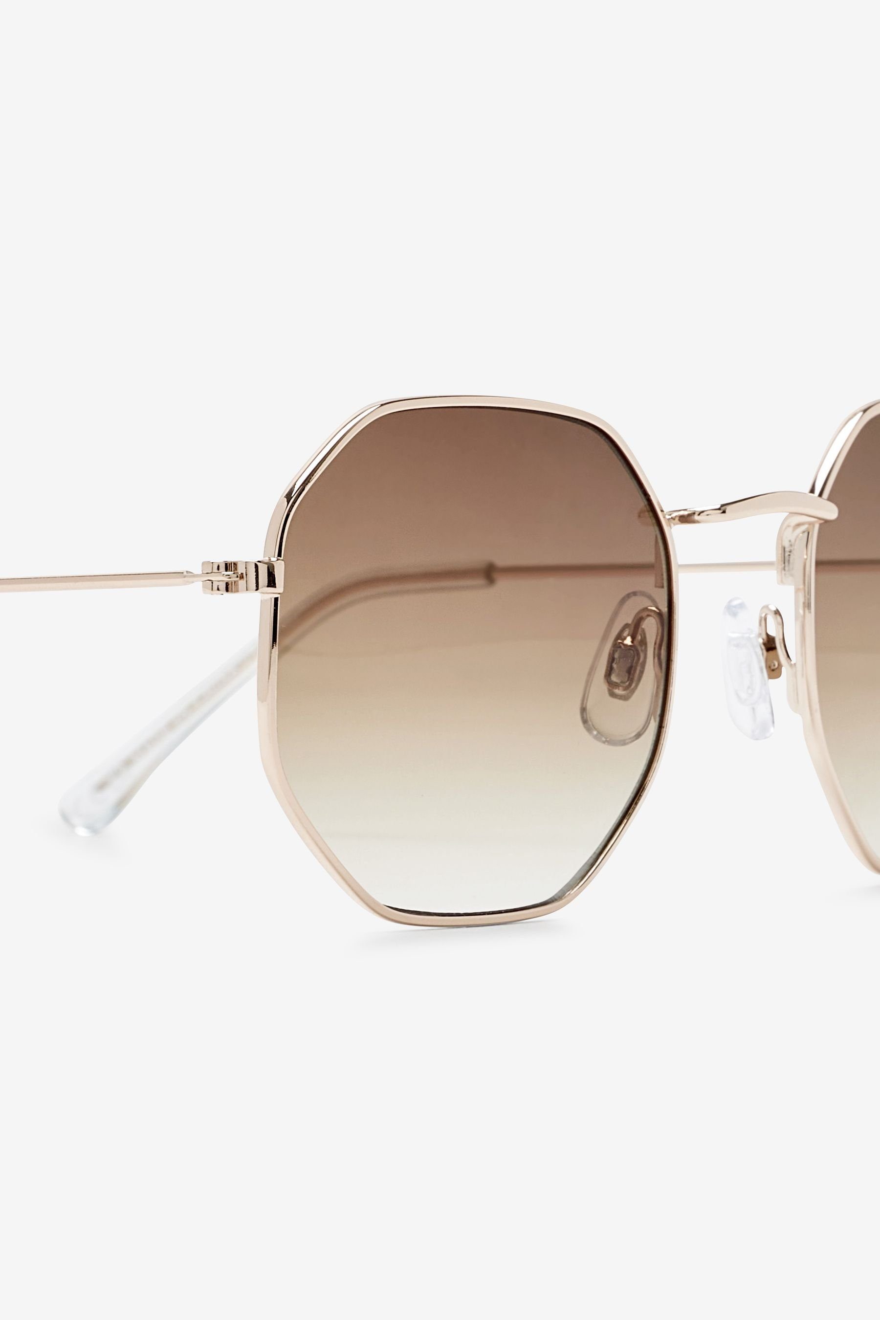 Next Sonnenbrille Sonnenbrille mit Sechseck-Rahmen (1-St)