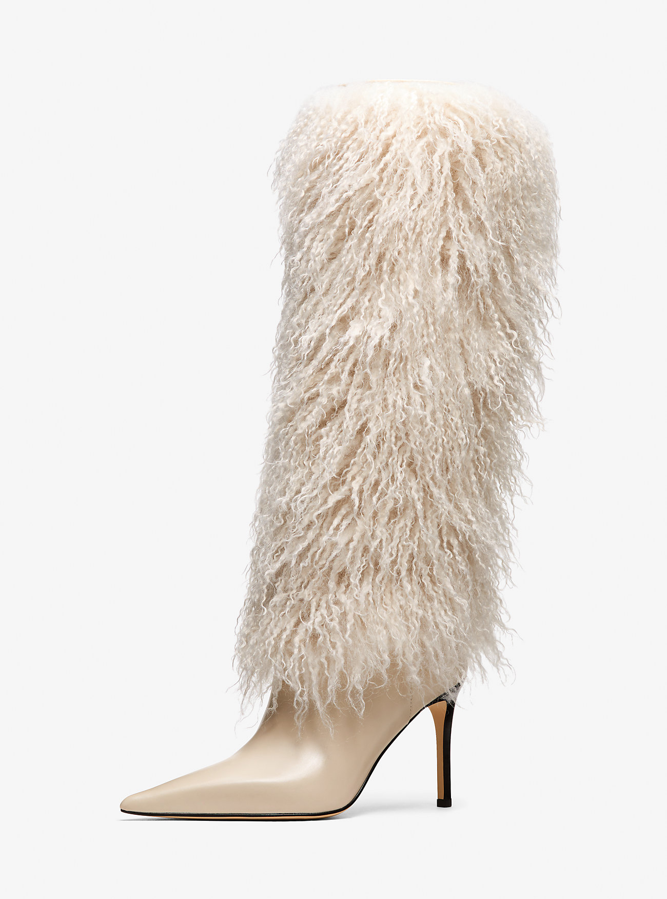 Dawn Faux Shearling Støvel - NATURLIG