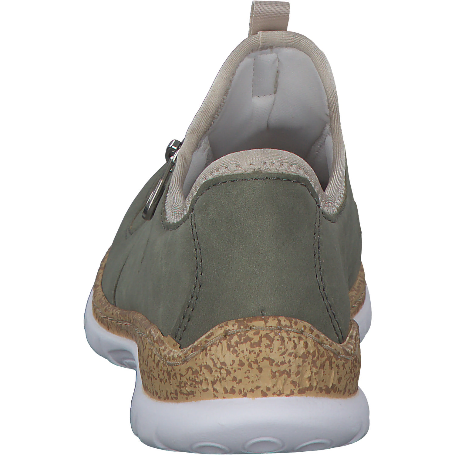 Rieker N42G0, Schnürschuhe, Damen, schilf/perlcreme