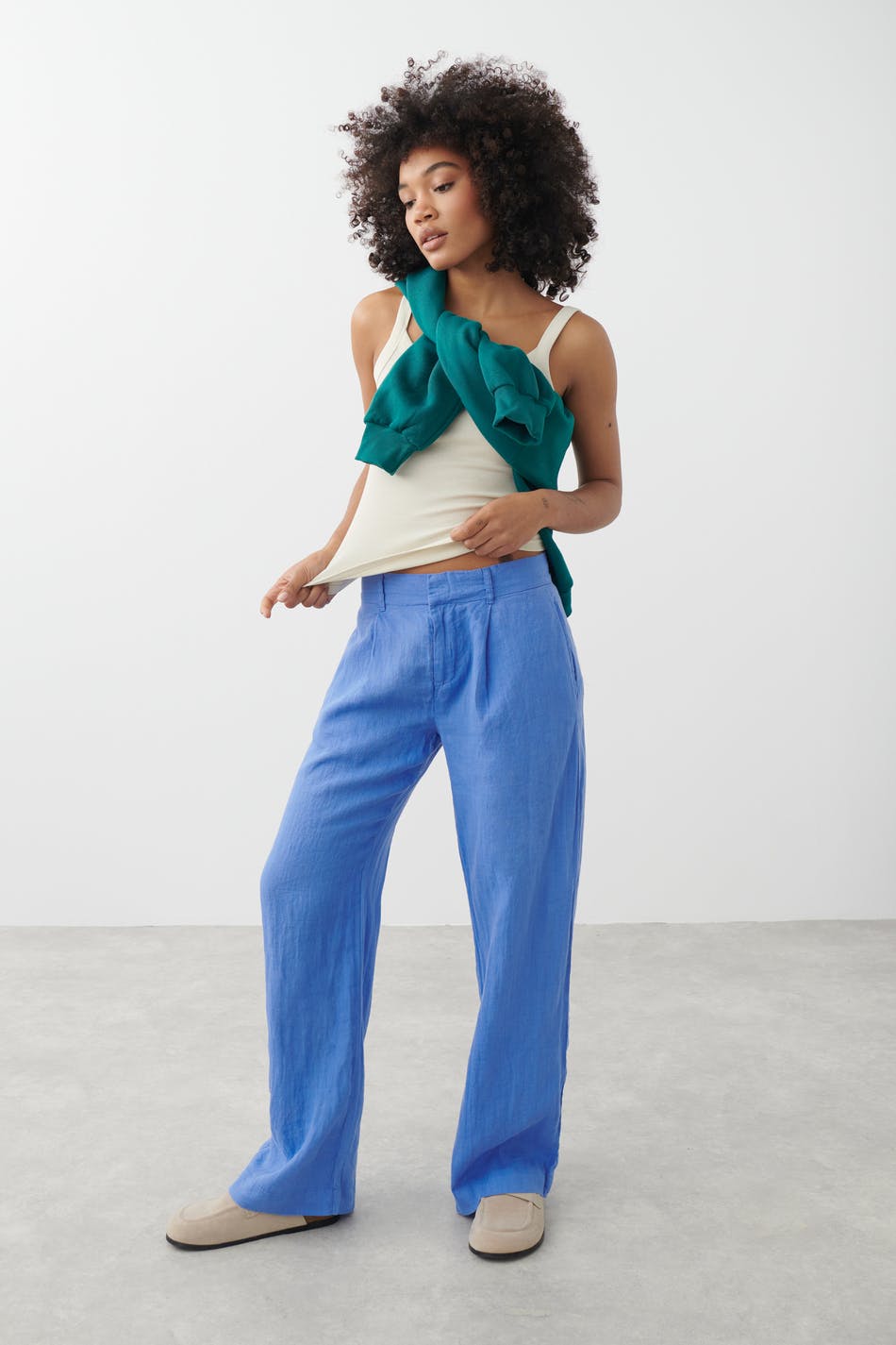 Linen trousers