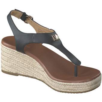Michael Kors Laney Thong Keilsandale in schwarz