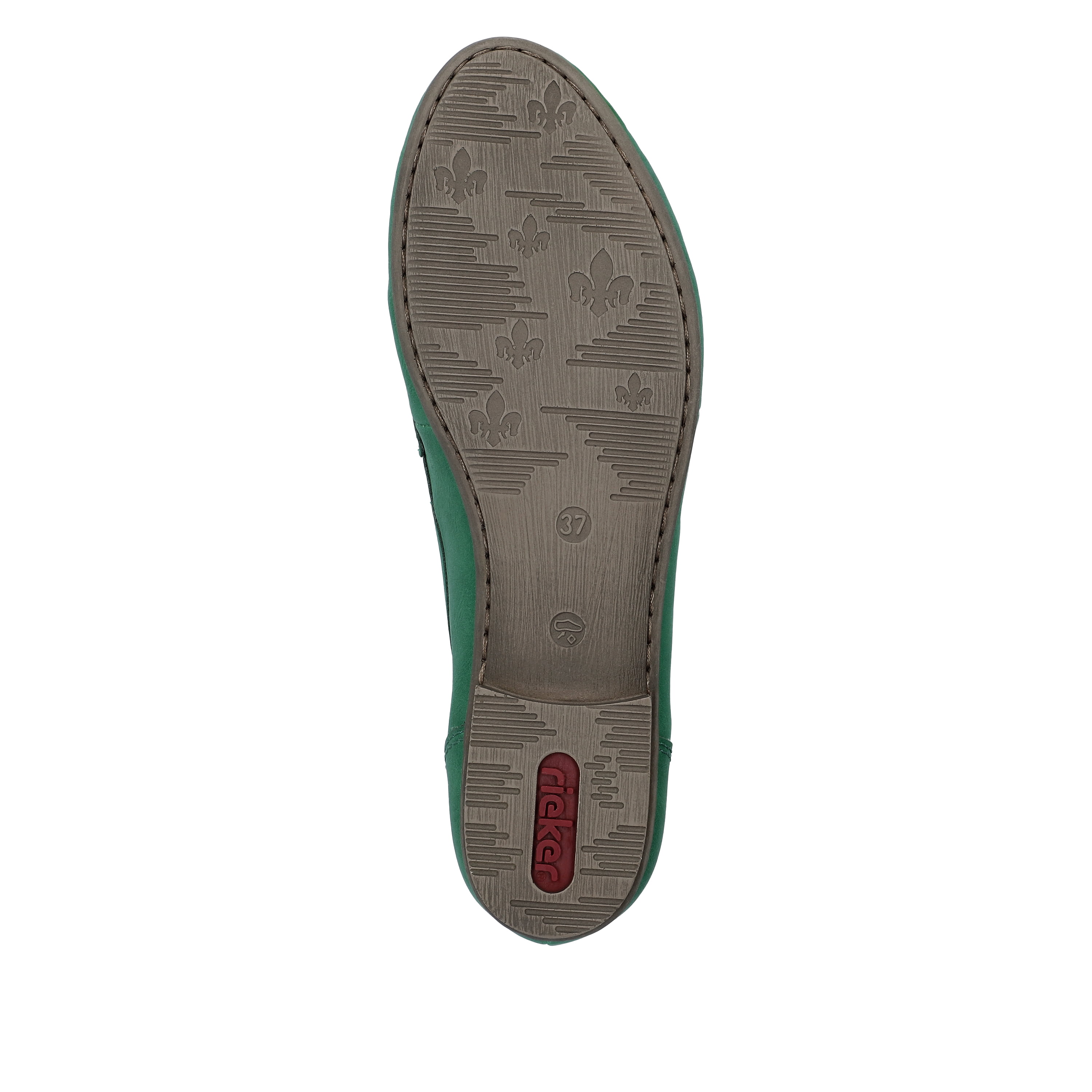 Rieker Damen Loafer grasgrün
