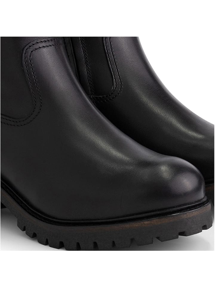 mysa Leder-Stiefeletten in Schwarz günstig kaufen