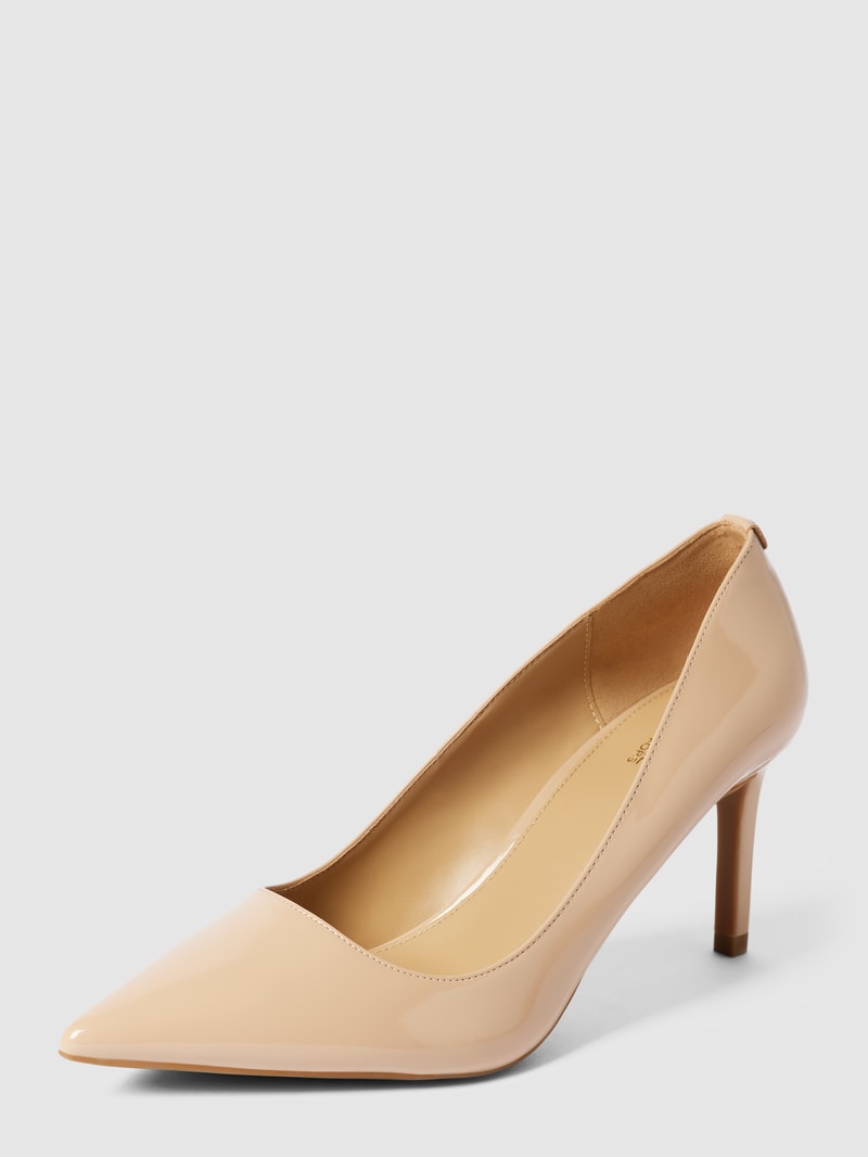 Pumps im Lack-Look Modell 'ALINA' in beige