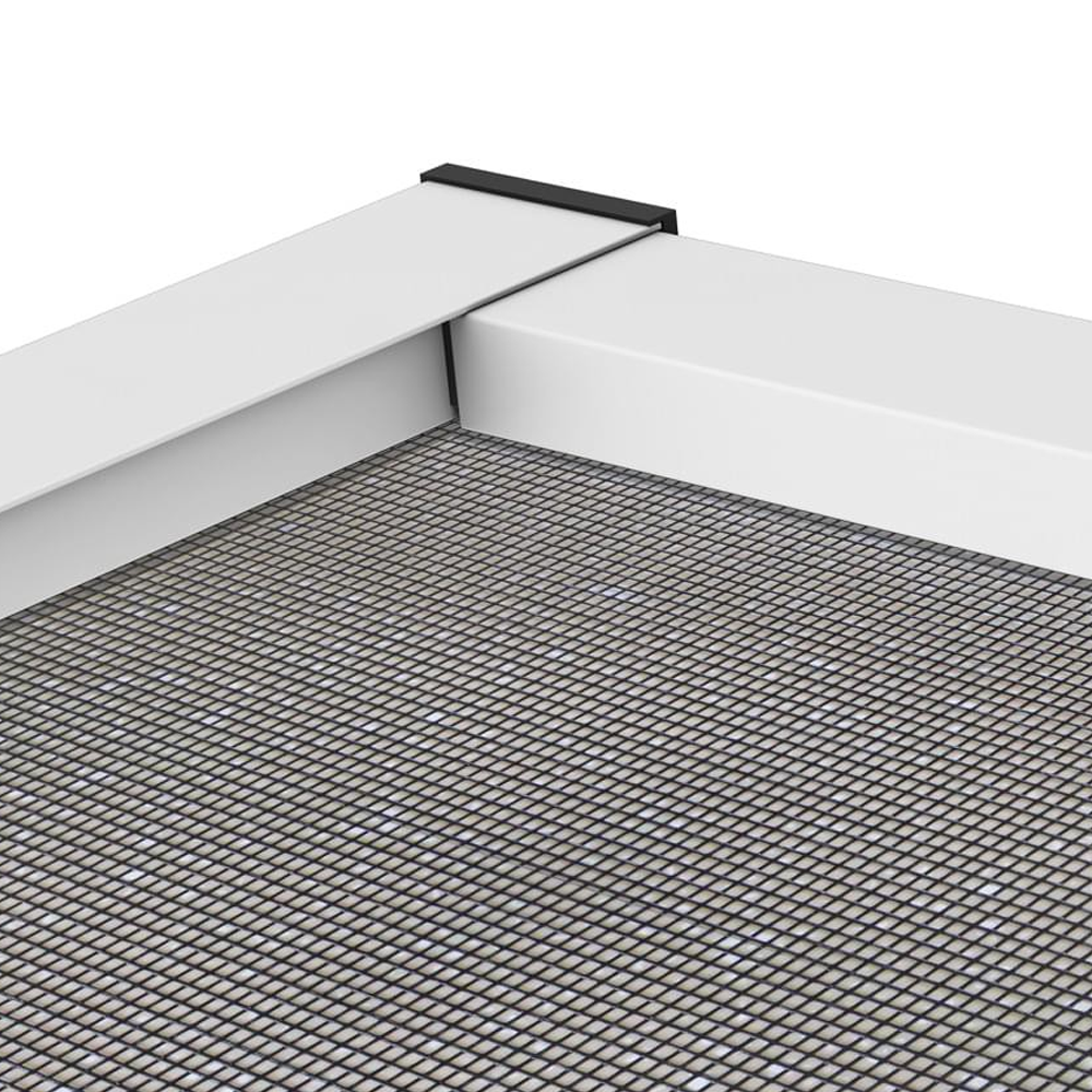 Hecht Aluminium Fliegengitter Türbausatz SLIMPLUS, 100x210cm anthrazit