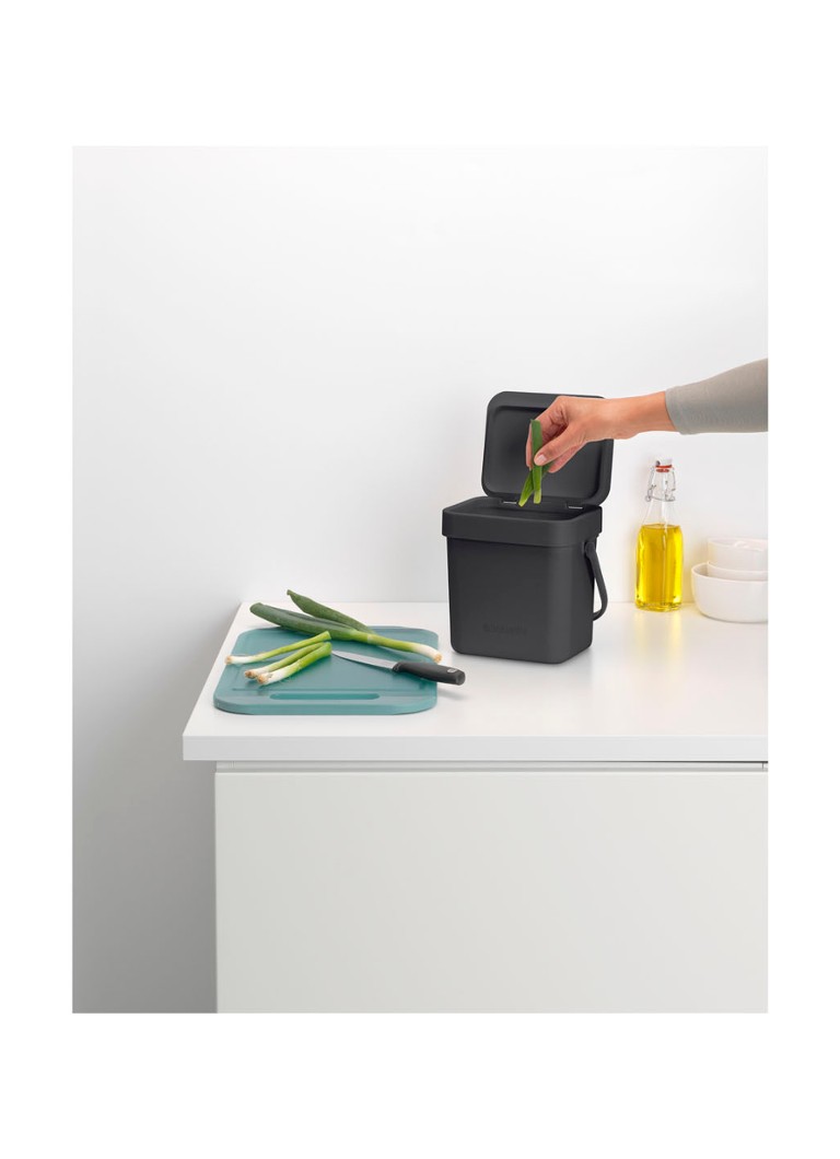 Κάδος απορριμμάτων Brabantia Sort & Go με λαβή 3 λίτρων