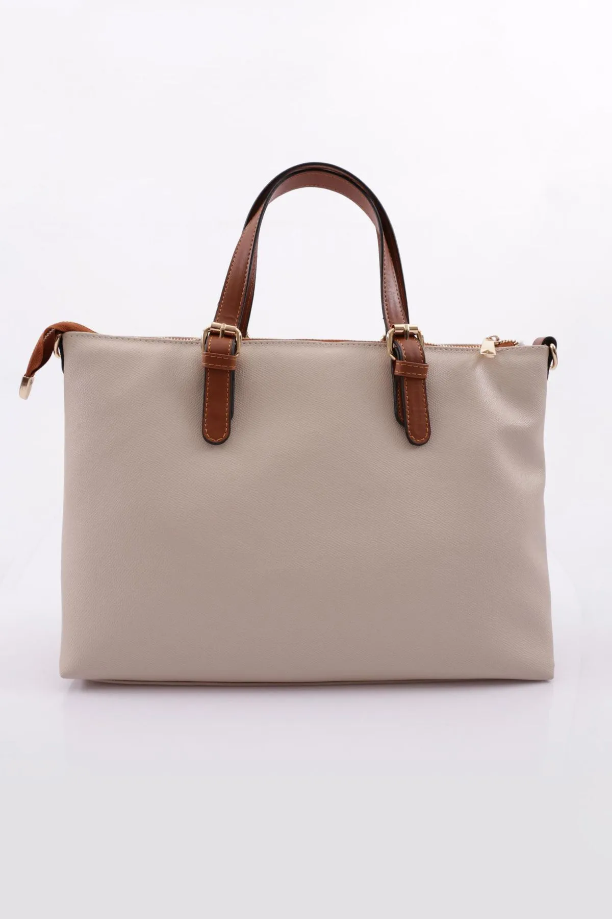 DGN  Beigebraune Schulter- und Handtasche für Damen - Modell 147