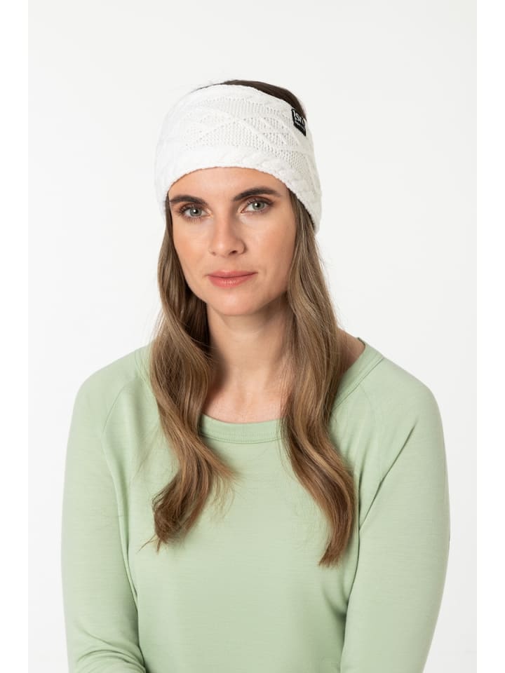 super.natural Merino Stirnband KNIT HEADBAND in weiß günstig kaufen onesize
