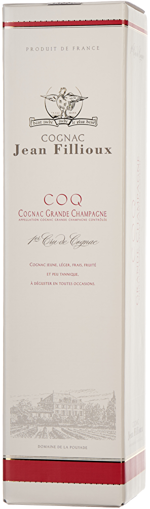 Jean Fillioux Cognac COQ 1er Cru 0,7 Liter im Geschenkkarton