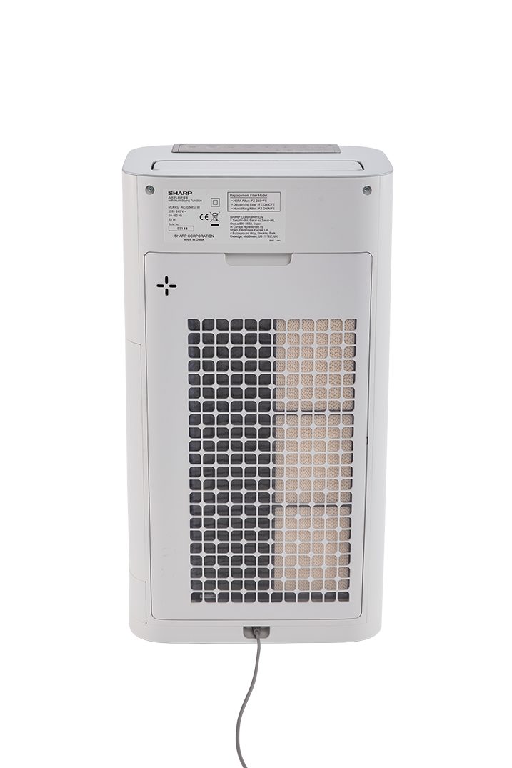 Sharp Luftreiniger KCG50EUW, für 38 m² Räume, (306 m³/h) mit Befeuchtungsfunktion (450 ml/h), 6 Sensoren