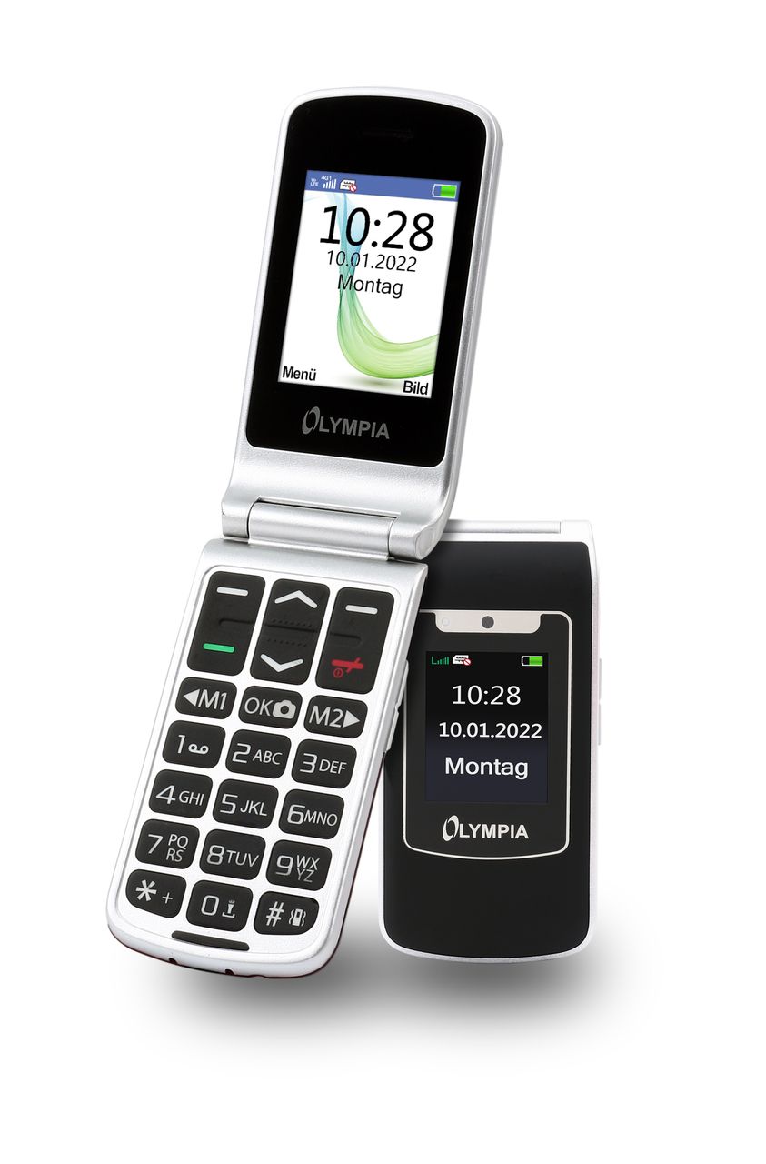 Olympia Mobiltelefon Olympia Style Duo 4G, schwarz*