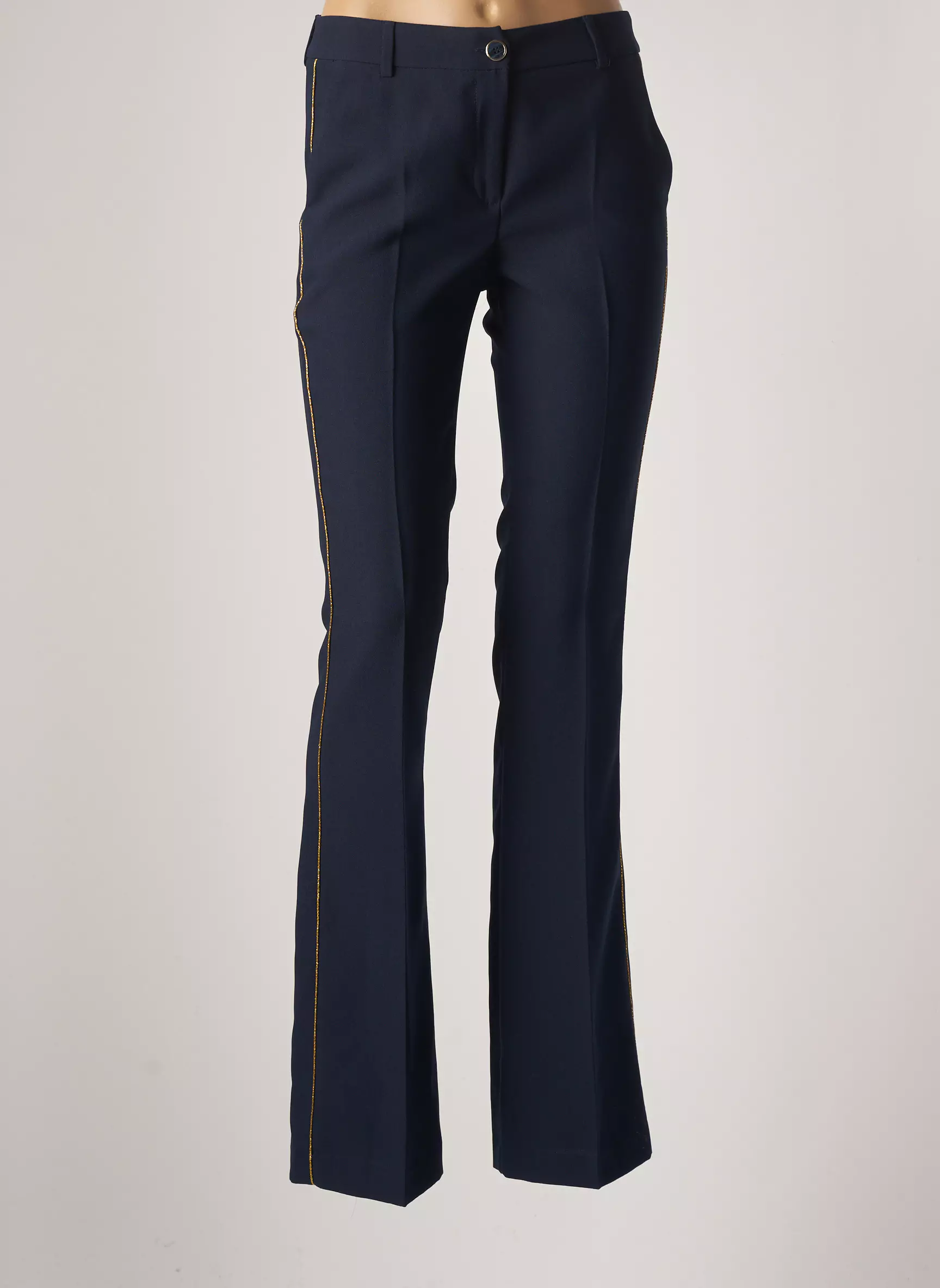 Kocca Pantalons Droits Femme couleur bleu