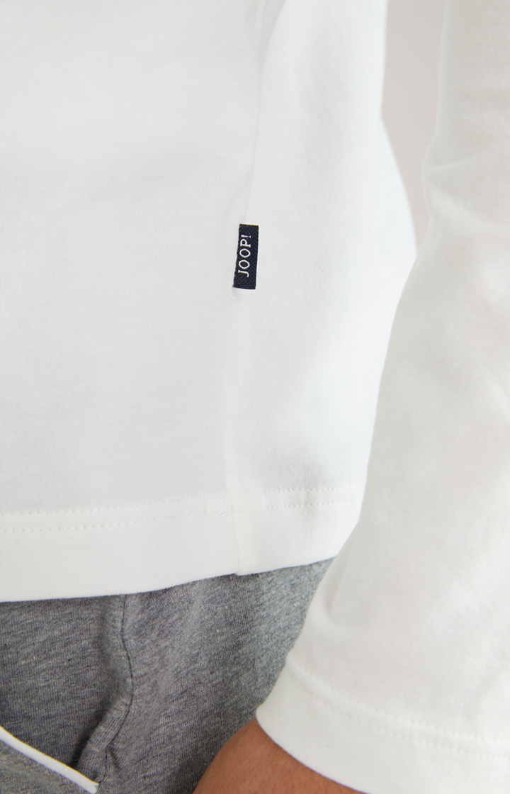 Loungewear Longsleeve in Weiß