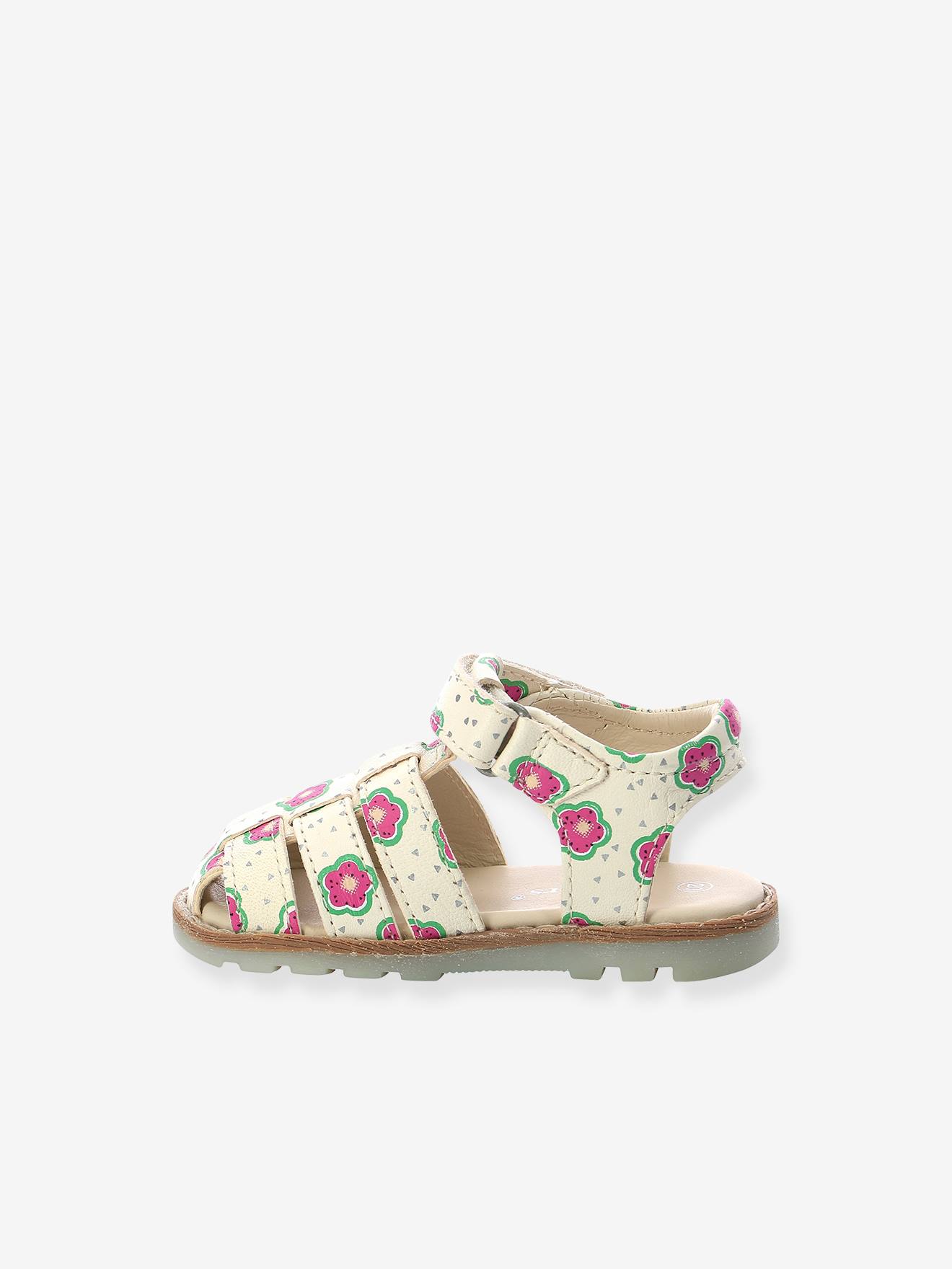 Kickers Baby Sandalen NONOSTI ICONIQUE NONORALLY KICKERS - gelb geblümt