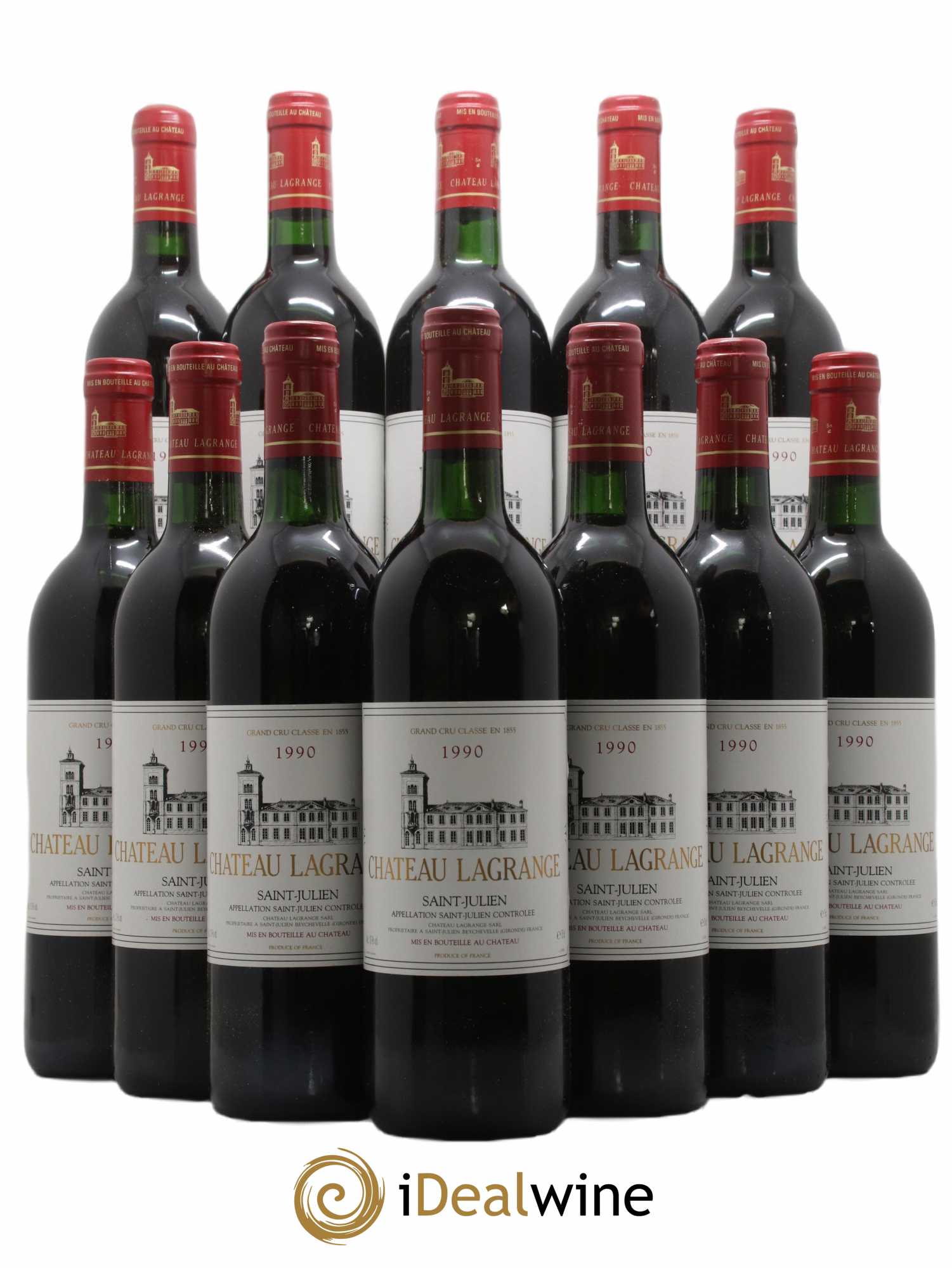 Château Lagrange 3ème Grand Cru Classé  1990 - Lot de 12 Bouteilles