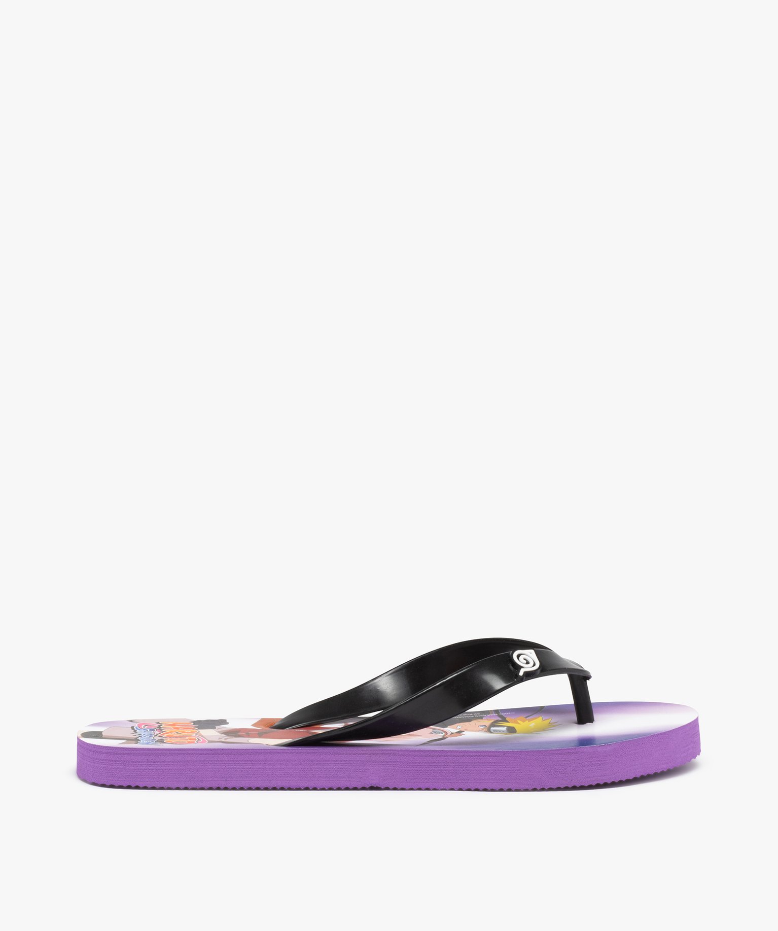 Tongs femme à semelle imprimée – Naruto violet | GEMO