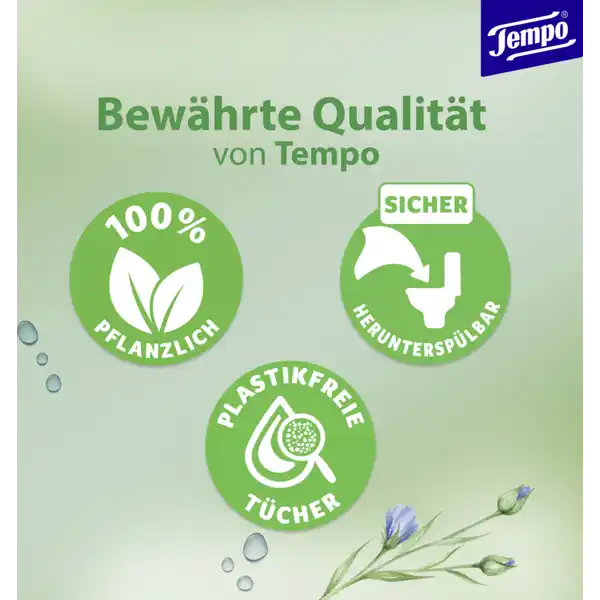 Feuchte Toilettentücher Sanft & Sensitiv Aloe Vera