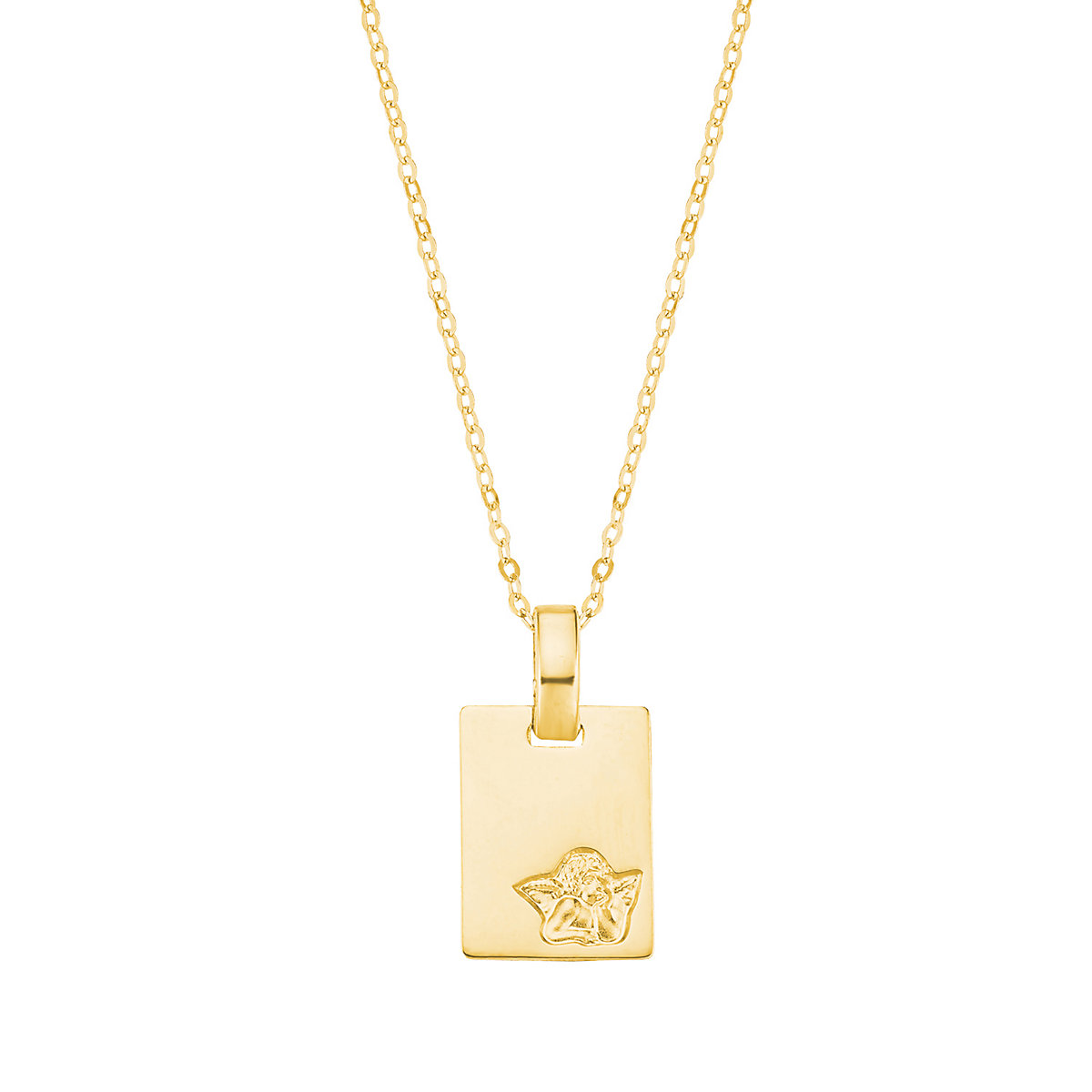 Kette mit Anhänger für Mädchen, Gold 375 | Engel Halsketten für Mädchen