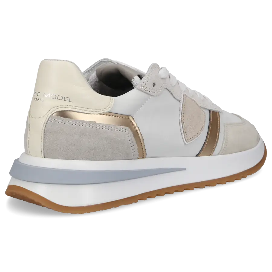 Philippe Model - Sneaker low TROPEZ 2.1 Veloursleder Nylon - weiß