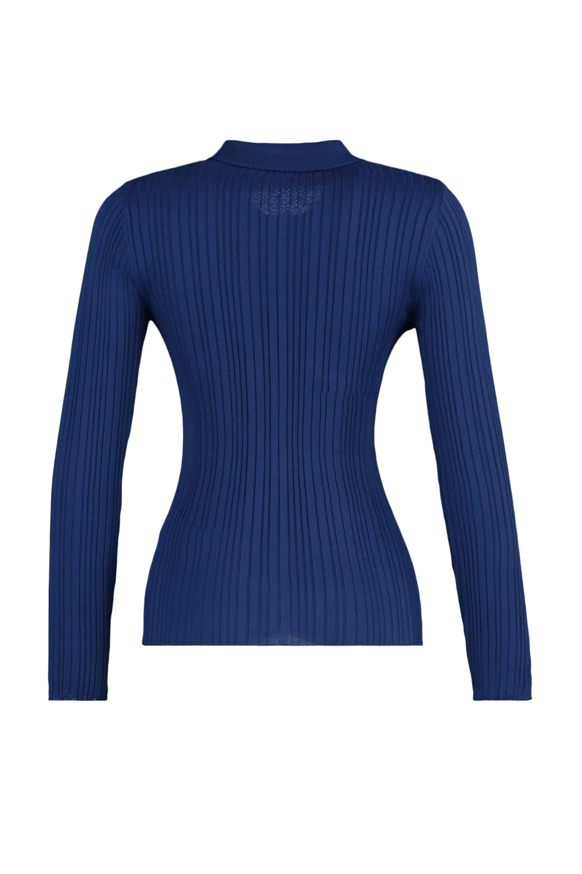 Trendyol Collection  Marineblauer Strickcardigan mit Polokragen TWOAW20HI0070