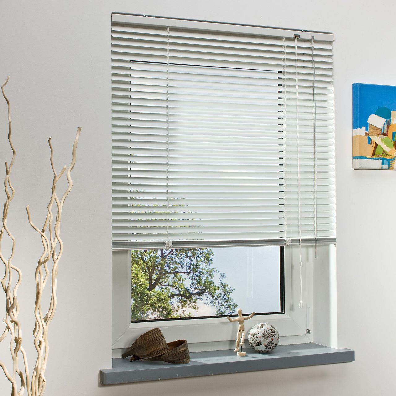 Bella Casa Aluminium-Jalousie, weiß, 220 x 170 cm
