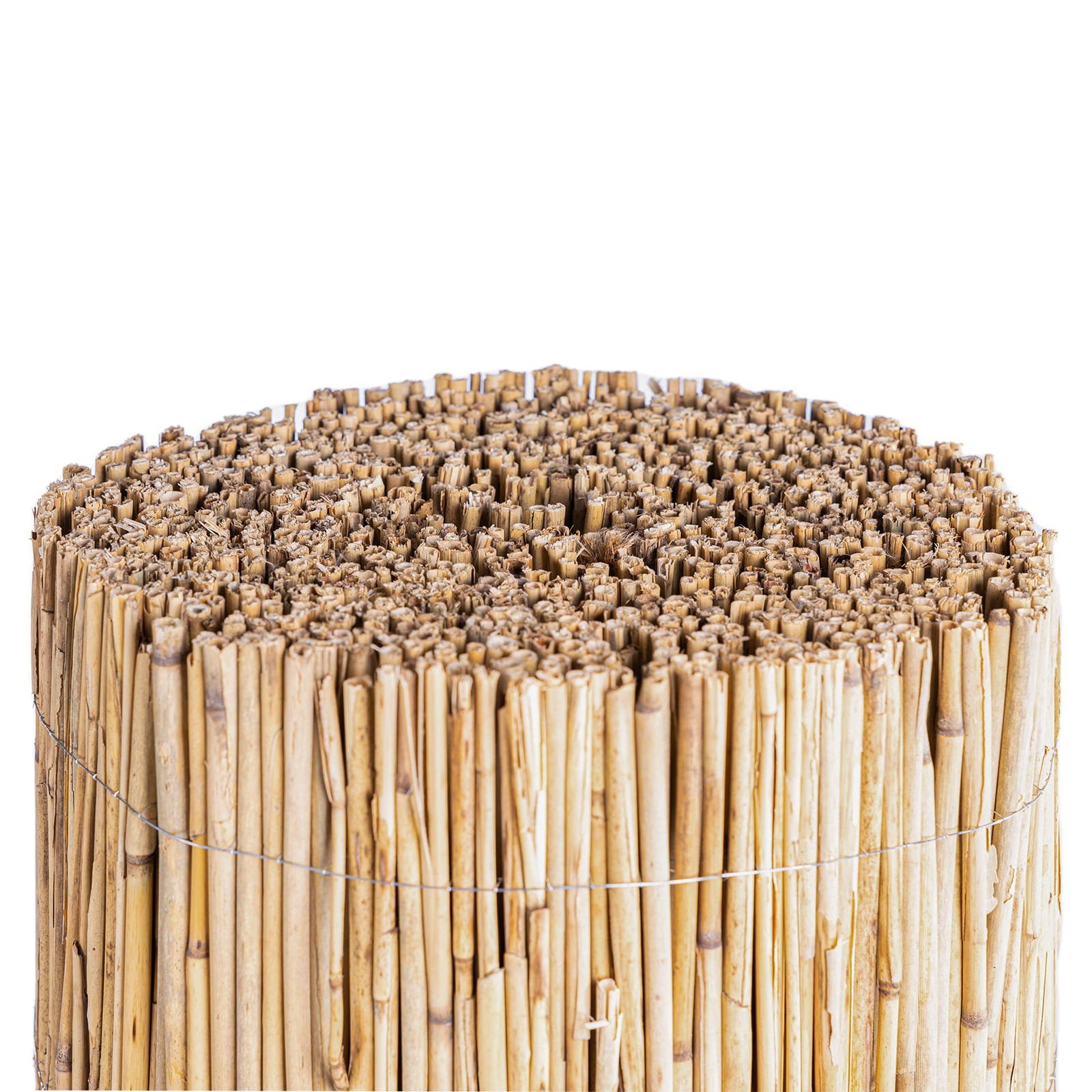BooGardi Sichtschutzzaunmatten Schilfrohrmatte natur, (1-St., Sichtschutzmatte Schilf Höhe 50cm x Länge 150cm), Sichtschutz Balkon ohne bohren Garten Schilfmatte