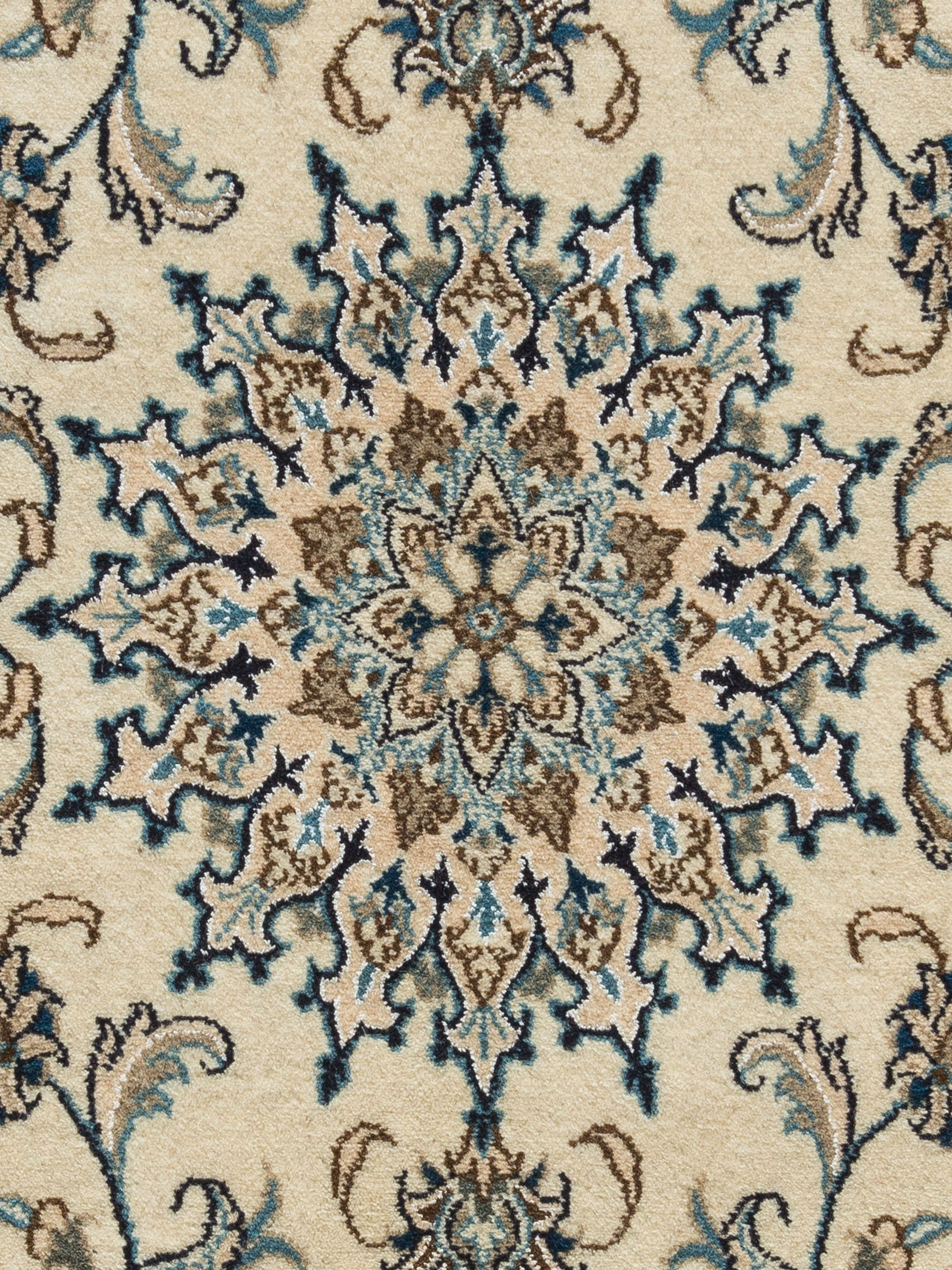 Kaschmar Nain 12 Lah ca. 115 x 215 cm, Unikat / Einzelstück